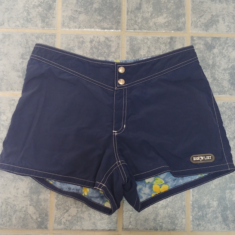 Big Flirt Y2K Reversible Swim Shorts - Picture 2 of 8